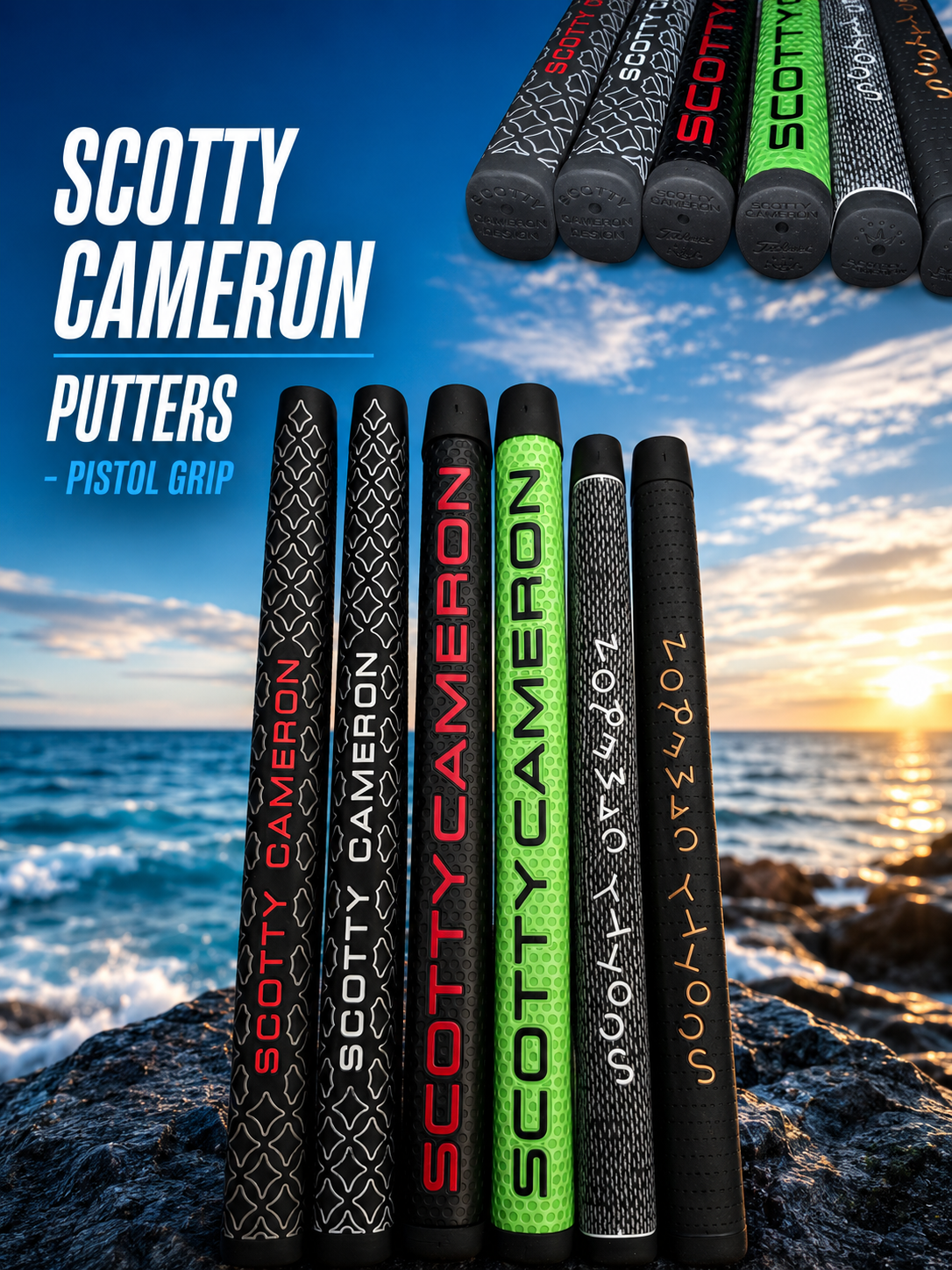 Scotty Cameron Putters Pistol Grip golf grip
