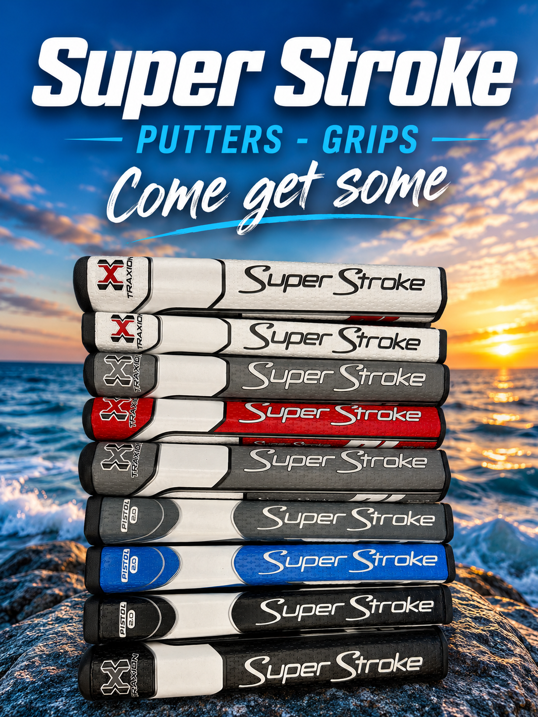 SuperStroke Traxion Putter Grips golf grip