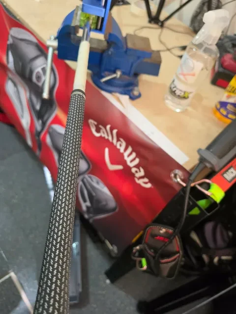 Fresh grip installation — ready to play